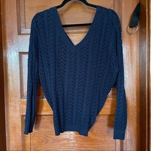 Francesca’s Cross Back Sweater